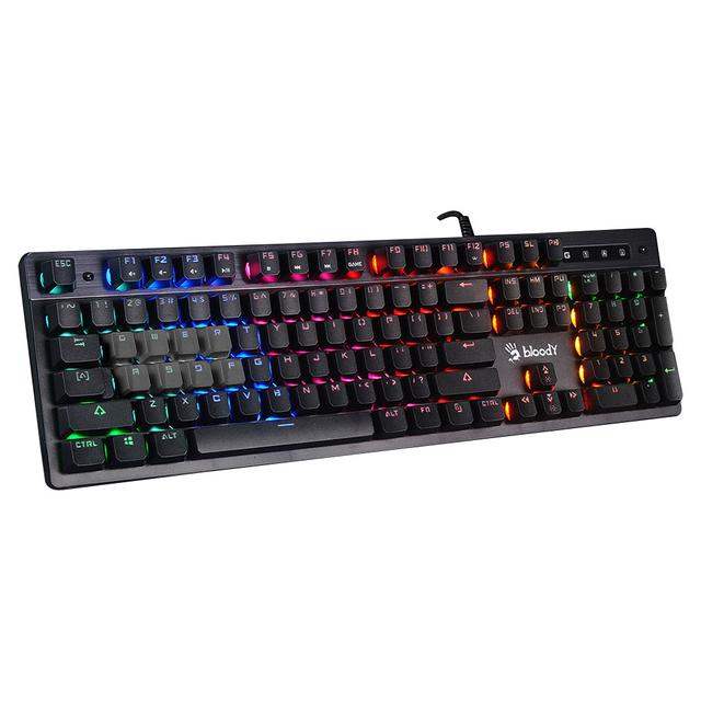 لوحة مفاتيح ميكانيكية للألعاب Bloody Mecha-Like Switch Gaming Keyboard (RGB) - SW1hZ2U6MzE4NjY0