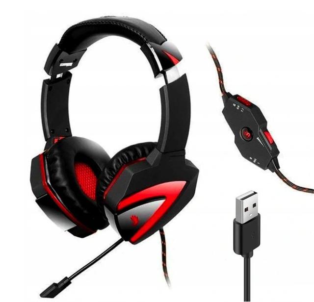 Bloody Radar 360 Gaming 7.1 Headphone-Black/Red - SW1hZ2U6MzE2NjI1