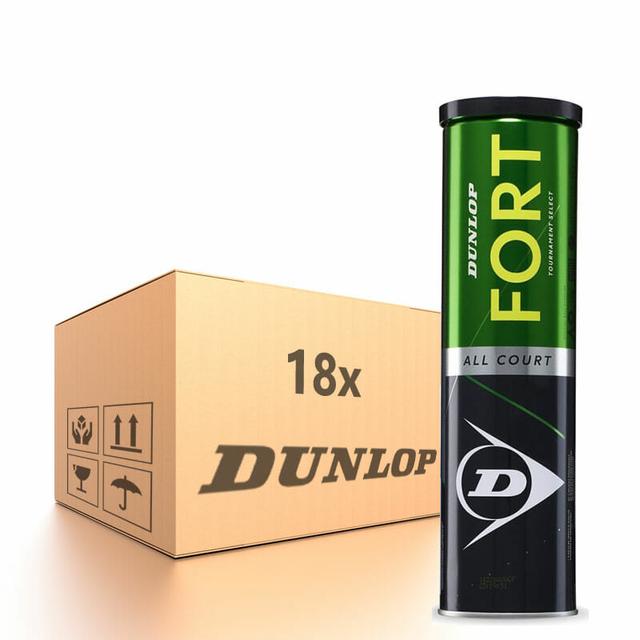 كرة تنس دانلوب 72 قطعة Dunlop Fort All Court Set Of 3 Piece Tennis Balls 1 Box (24 cans) - SW1hZ2U6MzIyMjI0