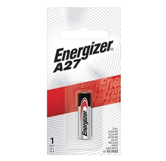 Energizer A27 Alkaline 12V Batteries Packet Of 5