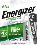 Energizer AA 1.2V Rechargeable Batteries 4 Pieces - SW1hZ2U6MzIzMTAy