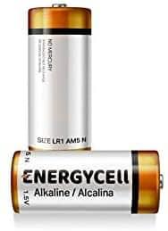 Energycell Alkaline Battery, LR1, N, 1.5V (PACK OF 5)