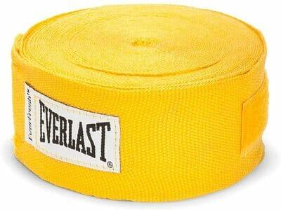 Everlast Cotton/Poly Level 2,180" Yellow Hand Wraps