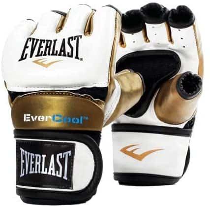 Everlast Everstrike White / Gold (Small) Weight Lifting Gloves Women