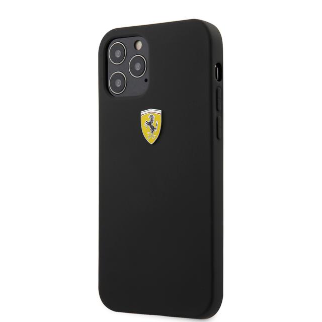 كفر لون أسود Ferrari Case for iPhone 12 Pro Max (6.7") - SW1hZ2U6MzE2NzY5