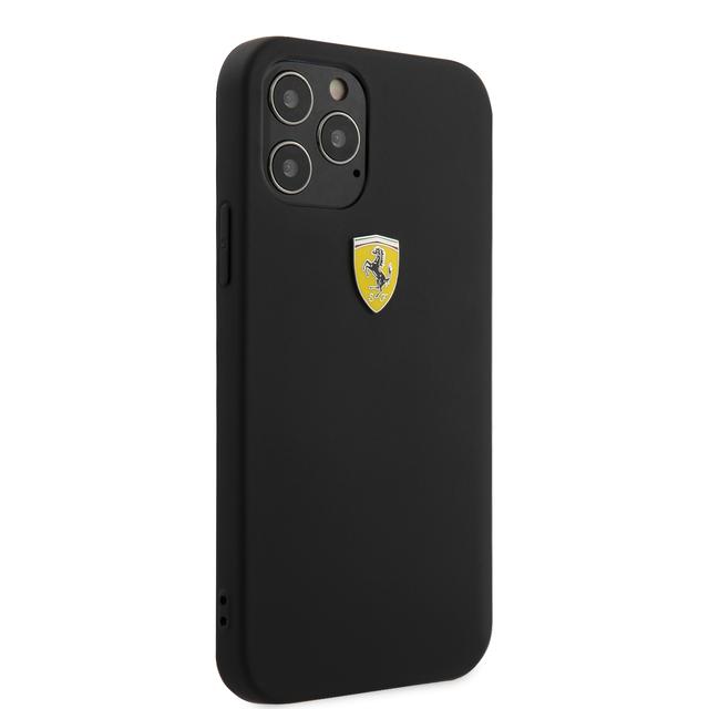 كفر لون أسود Ferrari Case for iPhone 12 Pro Max (6.7") - SW1hZ2U6MzE2Nzcz