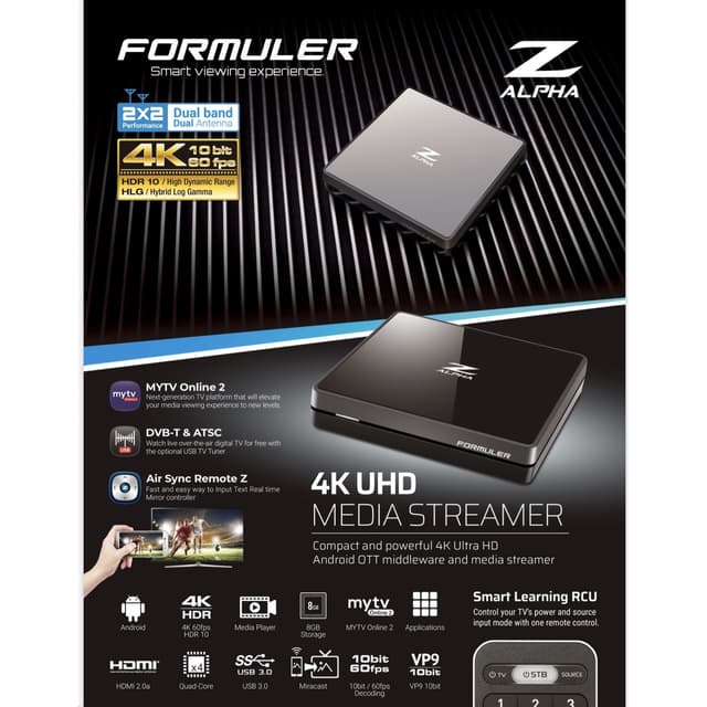 Formuler 4K UHD Media Streamer