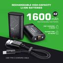 بطارية ليثيوم أيون بسعة 1600 مللي أمبير GameSir X100 Rechargeable Lithium Ion Battery Pack - SW1hZ2U6MzA3MDE5