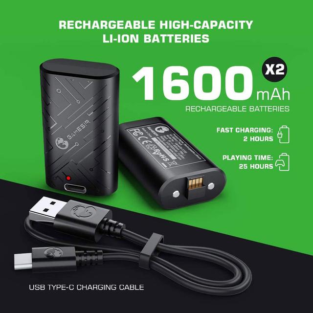 بطارية ليثيوم أيون بسعة 1600 مللي أمبير GameSir X100 Rechargeable Lithium Ion Battery Pack - SW1hZ2U6MzA3MDE5