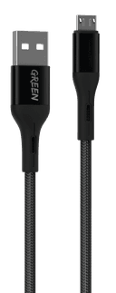سلك Braided Micro USB Cable 1.2m usb من Green - SW1hZ2U6MzE2MDM3