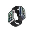 كفر ساعة ابل (  مع لصقة حماية الشاشة ) - شفاف Green - Guard Pro TPU Case with Glass for Apple Watch 40MM - SW1hZ2U6MzEzMDkw