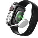 كفر ساعة ابل (  مع لصقة حماية الشاشة ) - شفاف Green - Guard Pro TPU Case with Glass for Apple Watch 40MM - SW1hZ2U6MzEzMDk2