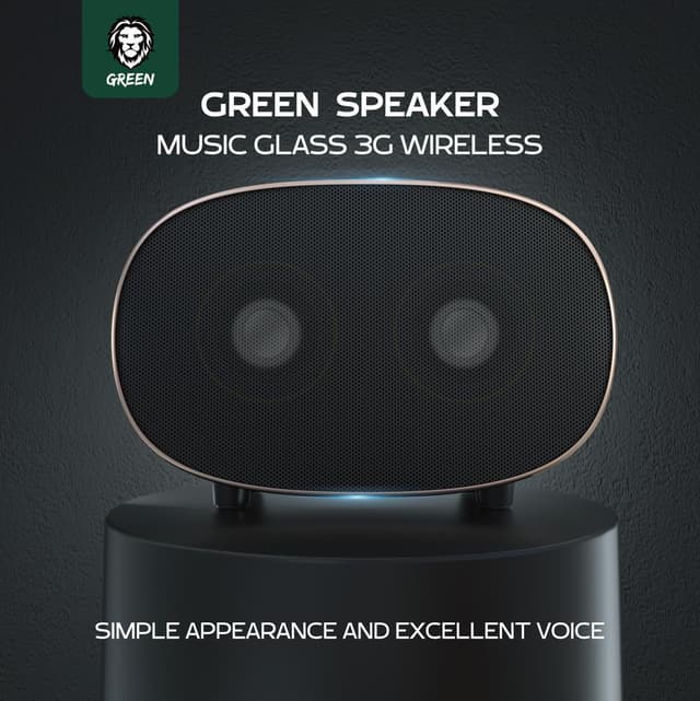 Green Lion Green Milan HiFi Smart Wireless Speaker - Black