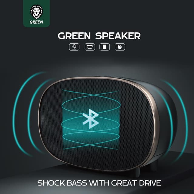 Green Lion Green Milan HiFi Smart Wireless Speaker - Black