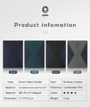 ستاند تابلت - أسود Green - Premium Leather Tablet Stand ( 9" - 12.9" )