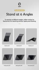 ستاند تابلت - أسود Green - Premium Leather Tablet Stand ( 9" - 12.9" )