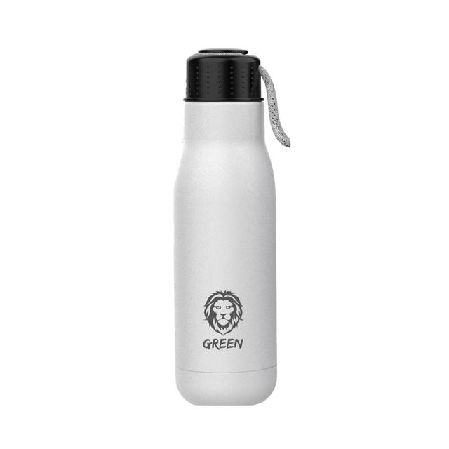 Green Lion Green Vacuum Flask Stainless Steel Water Bottle 500ml / 17oz - White - SW1hZ2U6MzEzMDMw