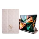 كفر آيباد لون زهري PU 4G Folio Case for iPad 12.9" 2021 - Guess