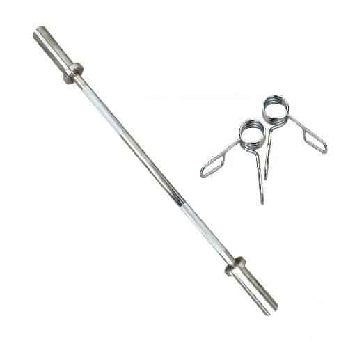 Harley Fitness 120cm 47" Olympic Barbell Bar ( With Spring Collar )