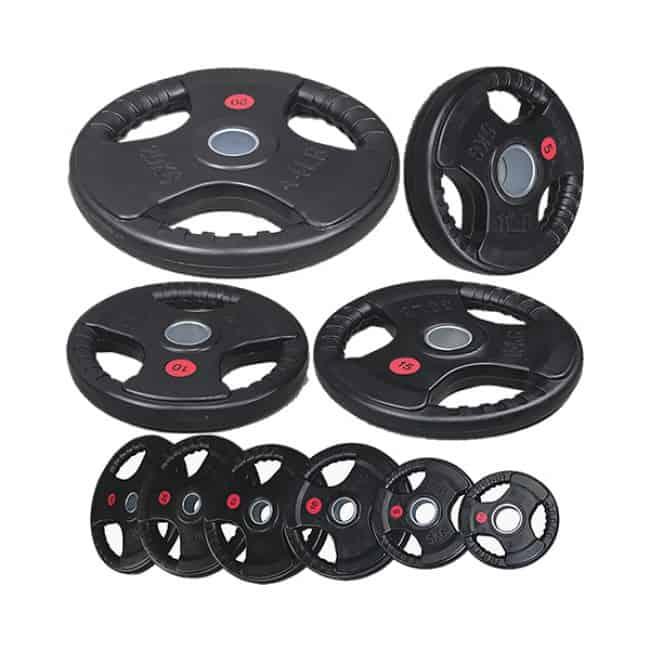 أثقال بوزن 20 كج قطعة واحدة من كل وزن هارلي فتنس Harley Fitness Olympic Rubber Coated Weight Plate