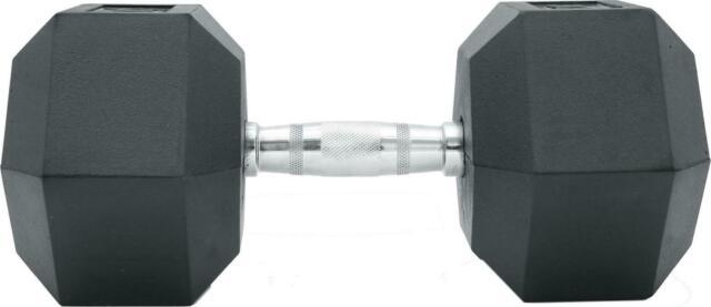 دامبل بوزن 20 × 2 كغ Rubber Coated Fixed Hex Dumbbell - Harley Fitness - SW1hZ2U6MzE5OTQ0