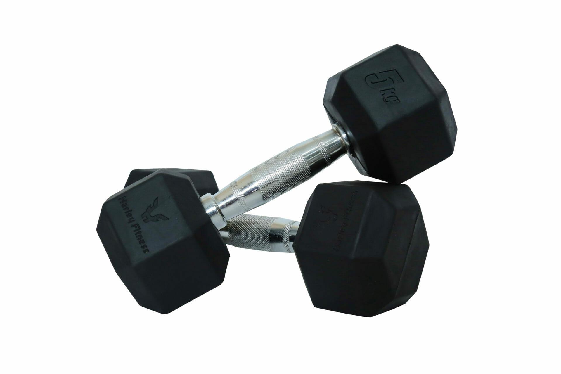 دامبل بوزن 5×2 كغ  Dumbbells - Harley Fitness