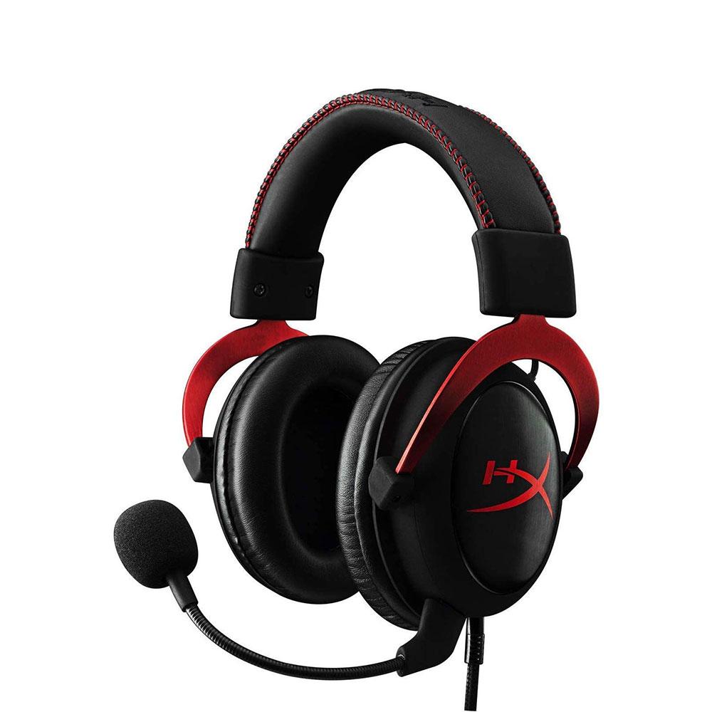 سماعات هيدفون ( غيمينغ ) 7.1 - أحمر وأسود HyperX Cloud II Gaming Headset