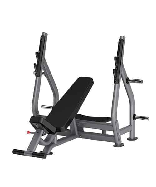 مقعد بنش قابل للتعديل مع حامل بار الأوزان  Insight Fitness DR005B Incline Olympic Bench