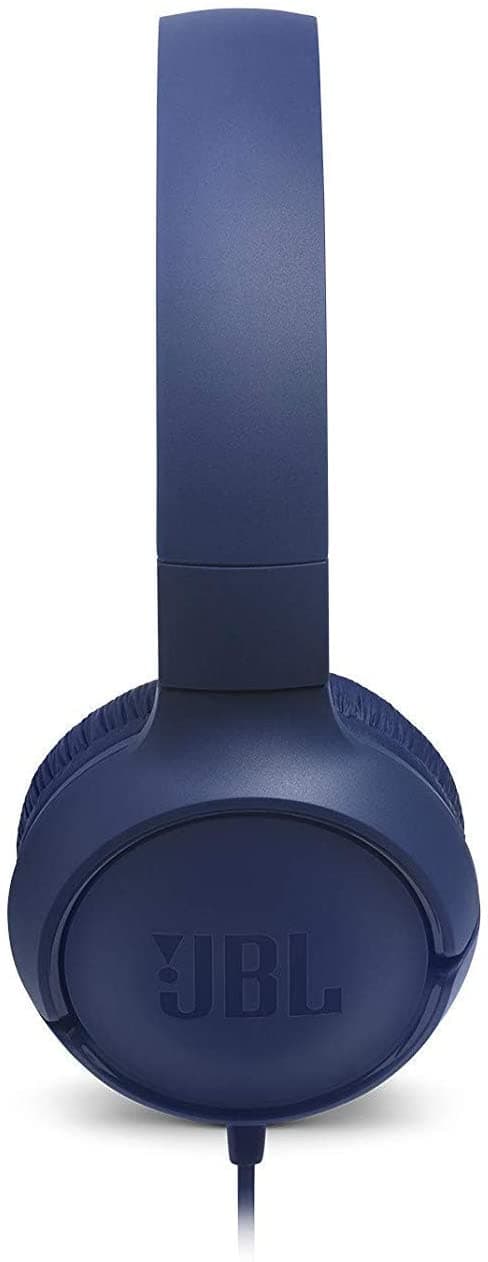 JBL T500 Wired On-Ear Headphones - Blue