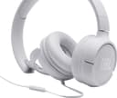 JBL T500 Wired On-Ear Headphones - White