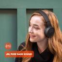 سماعات بلوتوث قابلة للشحن لون أسود JBL T510 Wireless On-Ear Headphones - JBL - SW1hZ2U6MzA3Mzg3