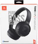 سماعات بلوتوث قابلة للشحن لون أسود JBL T510 Wireless On-Ear Headphones - JBL - SW1hZ2U6MzA3Mzkz