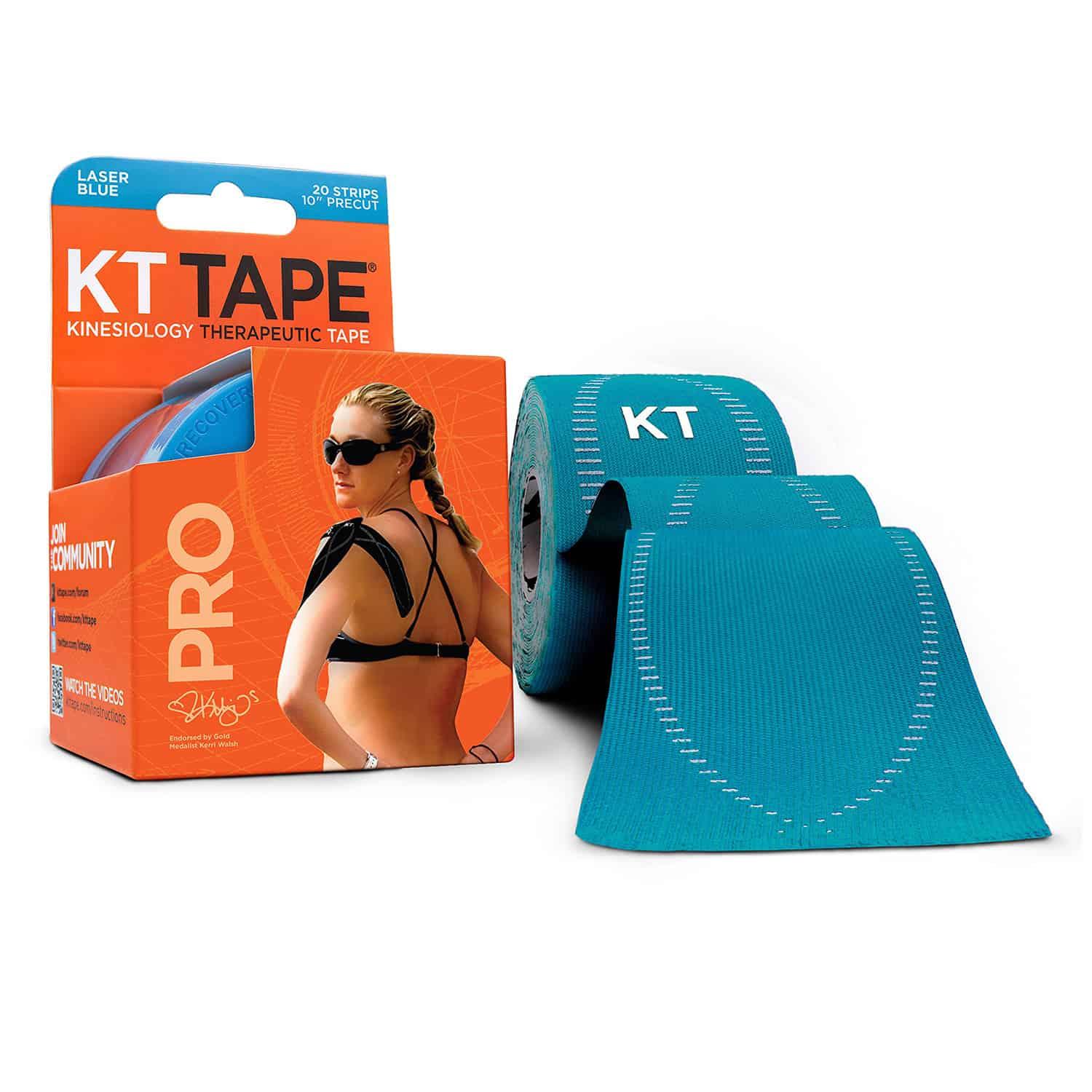 مشد تثبيت للإصابات  KT TAPE Pro 3 PreCut Strips Blue