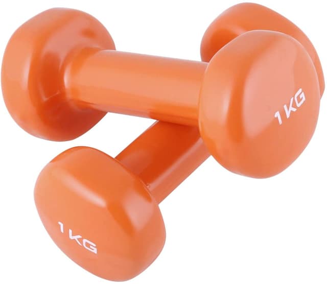 دامبل 1 كيلو غرام  Liveup Sports 1kg Vinyl Dumbbell Set (1 pair)