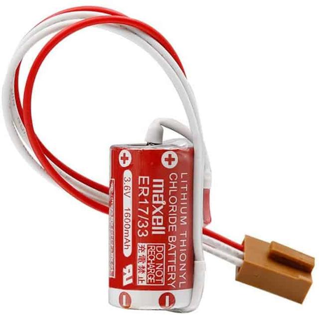 MAXELL ER17/33 2/3A 3.6V PLC with Plug