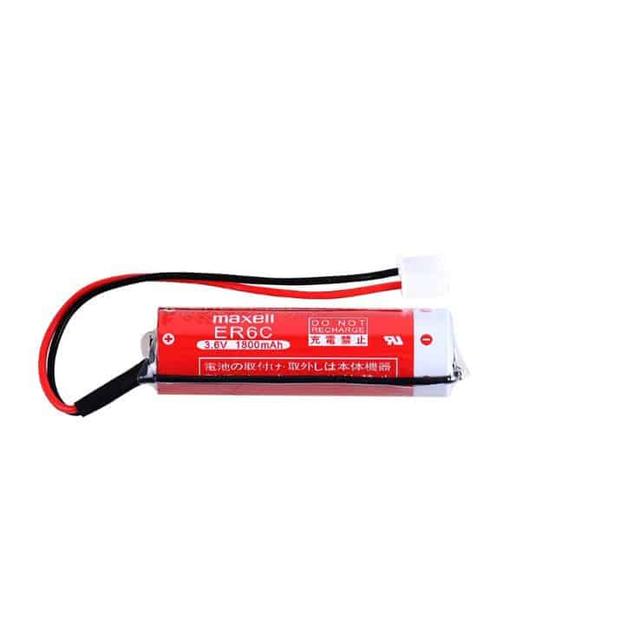 MAXELL ER6C 3.6V AA SIZE SUPER LITHIUM BATTERY WITH WIRE - SW1hZ2U6MzIxMjg2