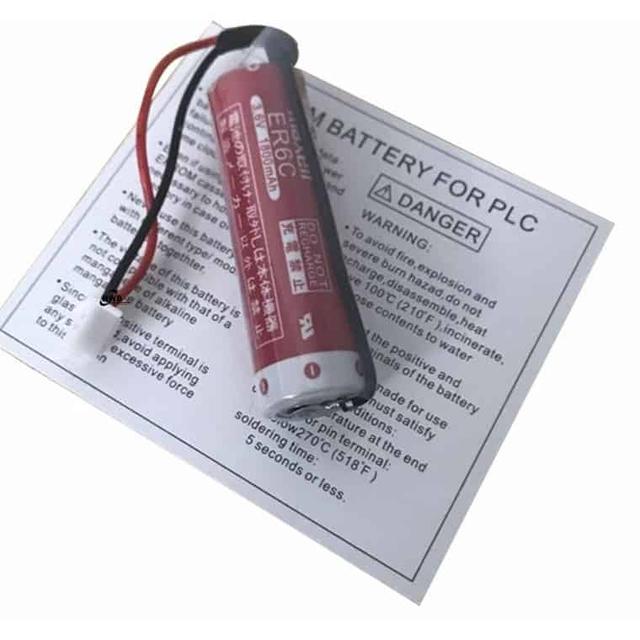 MAXELL ER6C 3.6V AA SIZE SUPER LITHIUM BATTERY WITH WIRE - SW1hZ2U6MzIxMjg4