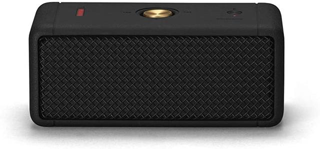 مكبر صوت بلوتوث لون أسود Emberton Compact Portable Wireless Speaker - Marshall - SW1hZ2U6MzE3NjE4