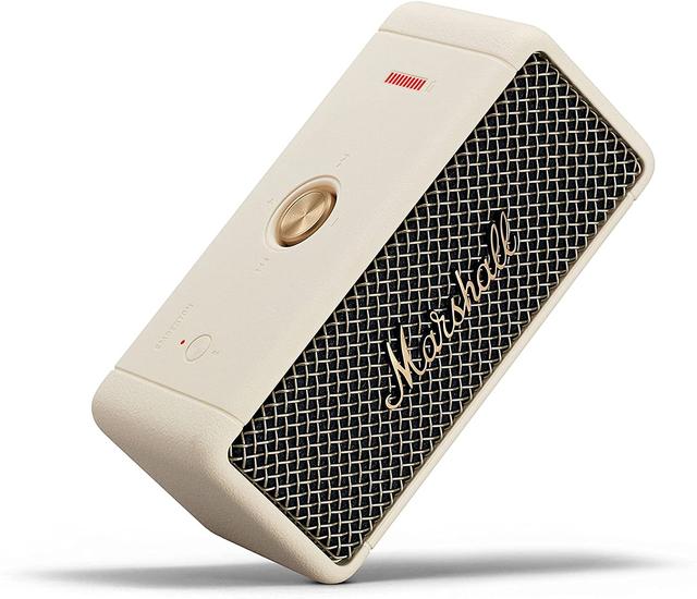 مكبر صوت بلوتوث لون بيج Emberton Compact Portable Wireless Speaker - Marshall - SW1hZ2U6MzE3NjAy