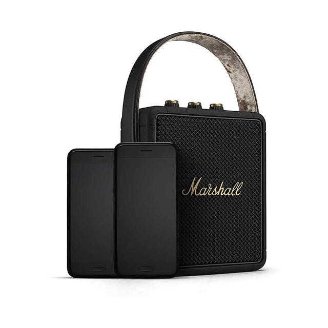 مكبر صوت لاسلكي لون أسود Marshall Stockwell 2 Wireless Stereo Speaker - Marshall - SW1hZ2U6MzA3NDQ5