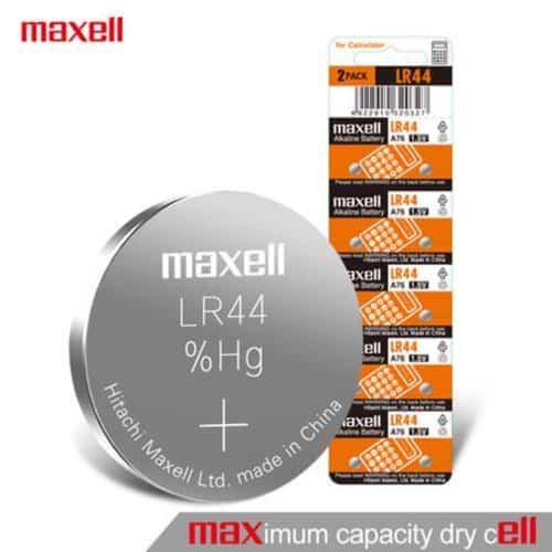 Maxell LR44/A76 Lithium Battery 3V Pack Of 10