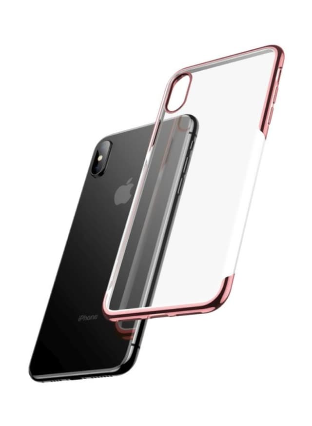 Baseus Protective Case Cover For Apple iPhone XS Max Clear/Rose Gold