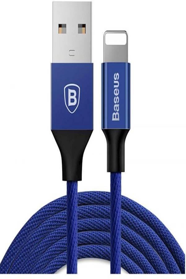 Baseus Original 8 Pin USB Cable For Lightning Data Transfer Fast Charging Cable For Iphone 5 6 7 Plus Ipad 1.2M - SW1hZ2U6MzI2OTM4