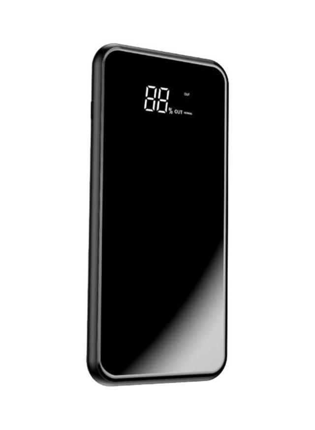 Baseus 8000 mAh 8000 mAh QI Wireless Charger 2A Dual USB Power Bank Black