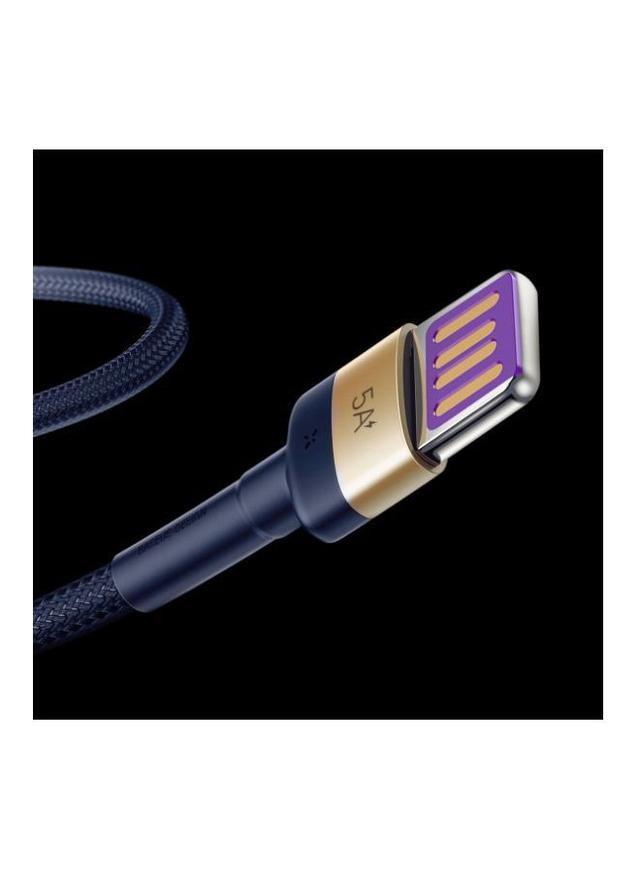 Baseus Cafule HW quick Charging USB Type C Data Cable. 40W 5A Quick Charge 1meter Blue/Gold - SW1hZ2U6MzI1Njg3