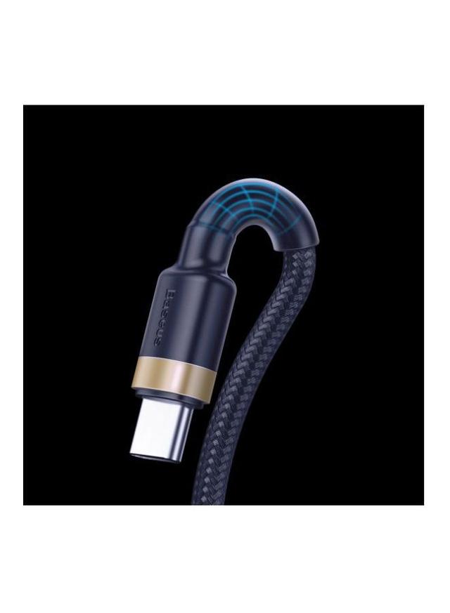 Baseus Cafule HW quick Charging USB Type C Data Cable. 40W 5A Quick Charge 1meter Blue/Gold - SW1hZ2U6MzI1Njg5