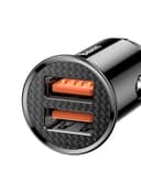 شاحن سيارة Baseus Circular Intelligent Car Charger - 153493