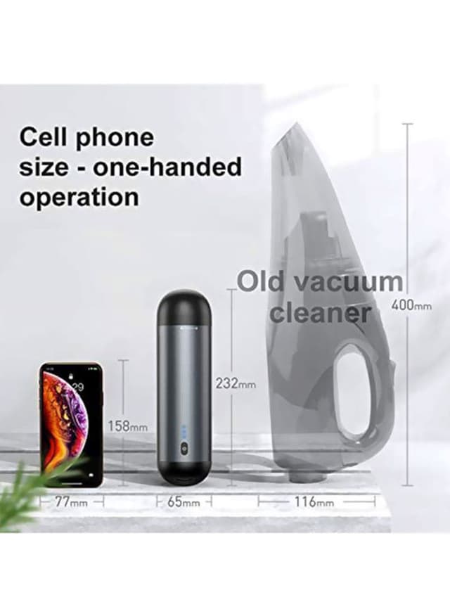 Baseus Rechargeable Handheld Vacuum Cleaner 65 W B-V002S Silver/Black