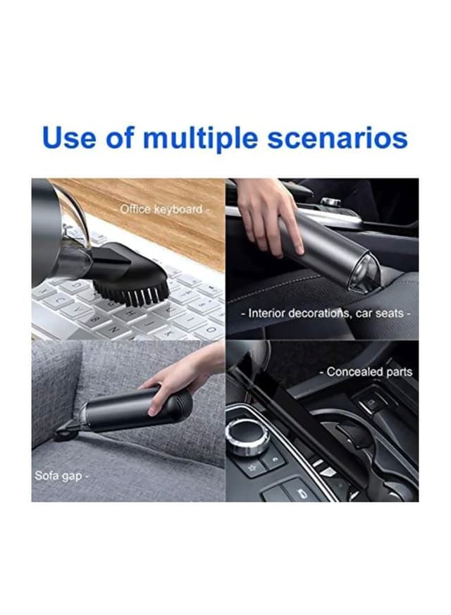 Baseus Rechargeable Handheld Vacuum Cleaner 65 W B-V002S Silver/Black