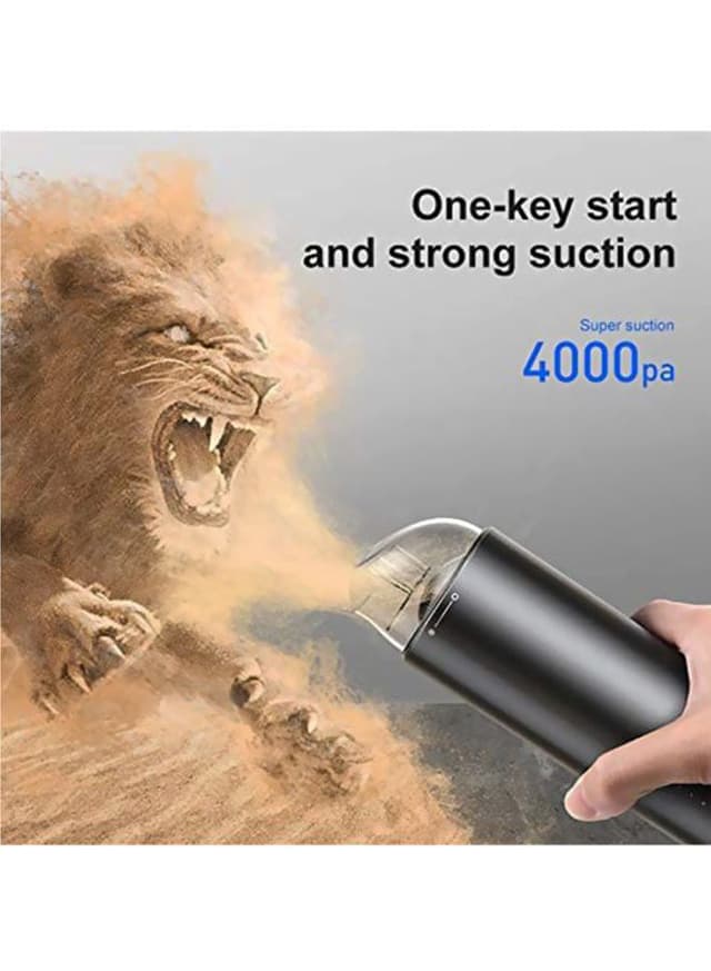 Baseus Rechargeable Handheld Vacuum Cleaner 65 W B-V002S Silver/Black